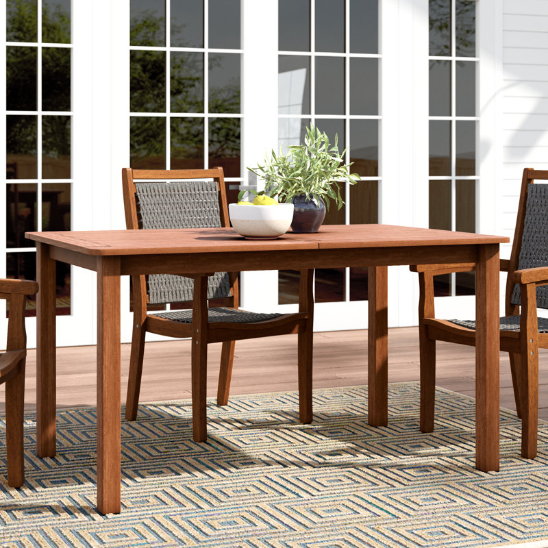Loon Peak® Ermont Outdoor Dining Table & Reviews | Wayfair
